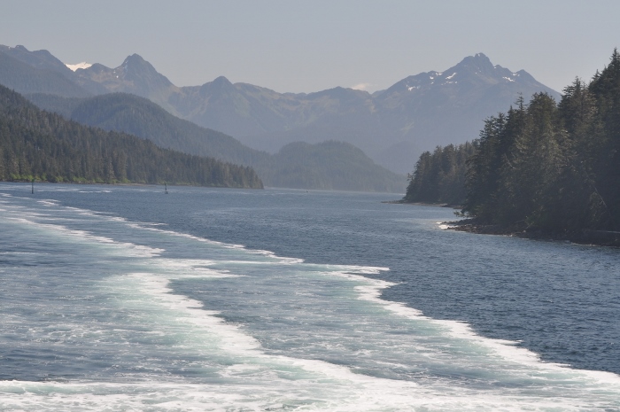 Aboard the ferry Chenega 